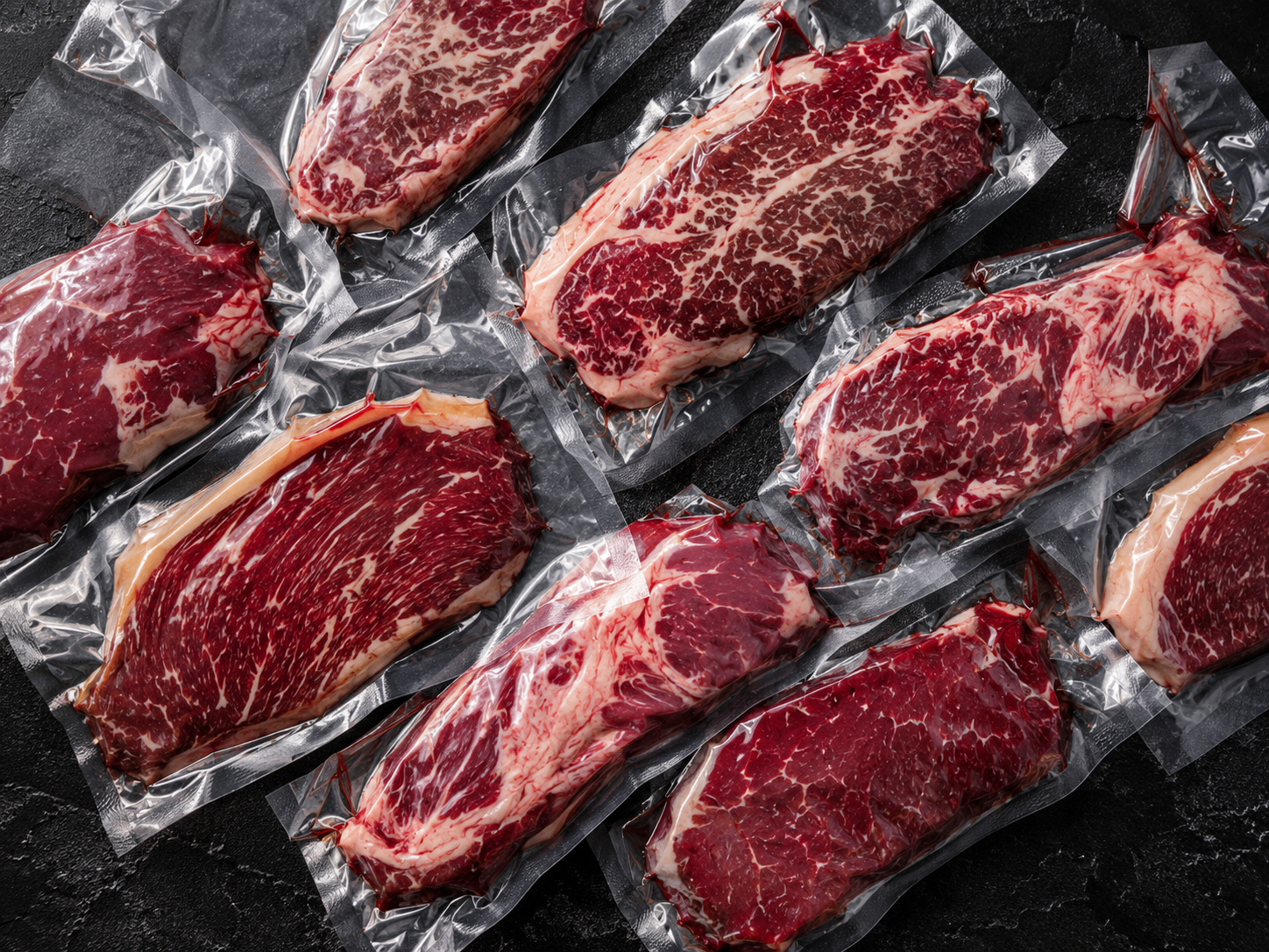 Premium halal meat cuts vacuum-sealed for delivery